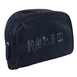 Hot Gifi Pochette de rangement voyage bleu marine rectangulaire x5