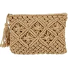 Sale Gifi Pochette en crochet beige