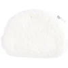 Discount Gifi Pochette imitation laine uni blanc