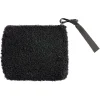 Outlet Gifi Pochette imitation laine uni noir