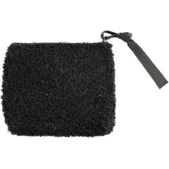 Outlet Gifi Pochette imitation laine uni noir
