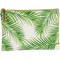 Online Gifi Pochette à maquillage motif feuillage tropical vert