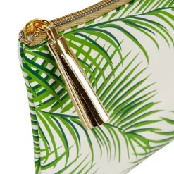 Online Gifi Pochette à maquillage motif feuillage tropical vert