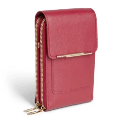Gifi Pochette téléphone simple zip polyuréthane et métal