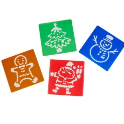 Gifi Pochoir de Noël x4