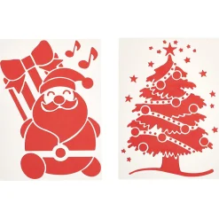 Gifi Pochoir sapin et Père Noël