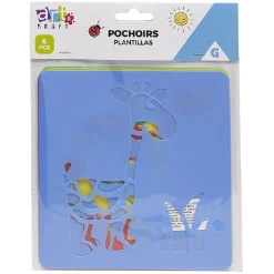 Gifi Pochoir x6 pièces 2 modèles
