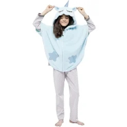 Discount Gifi Poncho licorne bleu 10/12 ans