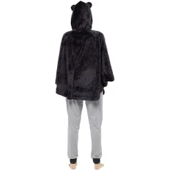 Clearance Gifi Poncho ours noir Taille XS/S