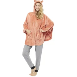 New Gifi Poncho renard orange Taille M/L