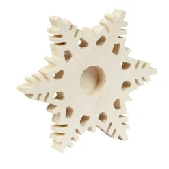 Gifi Jeux De Société Et Éducatifs<Porte bougie flocon de neige à décorer en bois