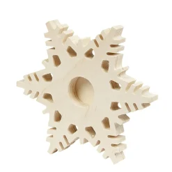 Gifi Jeux De Société Et Éducatifs<Porte bougie flocon de neige à décorer en bois
