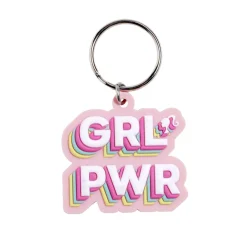 Sale Gifi Porte clé Barbie Grl' Pwr caoutchouc rose