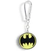 Discount Gifi Porte-clé Batman caoutchouc noir et jaune Ø3,5cm