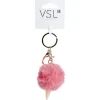 Outlet Gifi Porte clé cornet de glace et boule pompon - 3 coloris