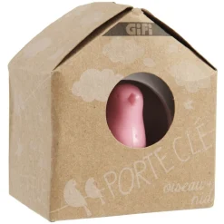 Sale Gifi Porte clé design oiseau dans sa niche