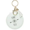 Sale Gifi Porte clé double miroir avec inscription message effet simili