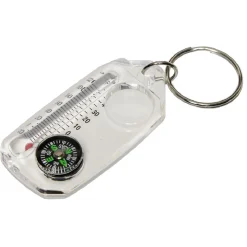 Clearance Gifi Porte clé 3en1 thermomètre boussole loupe