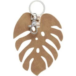 Sale Gifi Porte-clé feuille marron en plastique