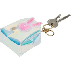 Best Gifi Porte-clé mini sac plastique holographique - 3 modèles