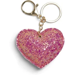 Hot Gifi Porte clé pailleté étoile ou coeur