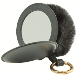 Outlet Gifi Porte clé pompon avec miroir