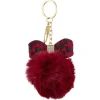 Outlet Gifi Porte clé pompon et noeud