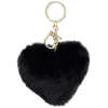 Online Gifi Porte clé pompon forme coeur L11xH8cm