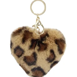 Online Gifi Porte clé pompon forme coeur L11xH8cm