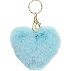 Online Gifi Porte clé pompon forme coeur L11xH8cm