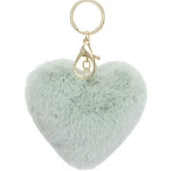 Online Gifi Porte clé pompon forme coeur L11xH8cm
