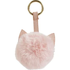 Hot Gifi Porte clé pompon léopard