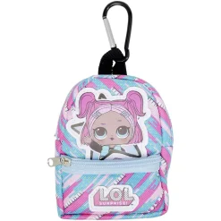 Clearance Gifi Porte clé sac à dos LOL avec accessoires papeterie L6xH10cm