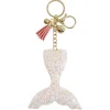 Best Gifi Porte-clé sirène pailletté plastique