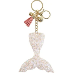 Best Gifi Porte-clé sirène pailletté plastique