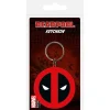 Hot Gifi Porte clé tête Deadpool noir et rouge H8cm