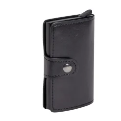 New Gifi Portefeuille noir polyuréthane avec boitier RFID