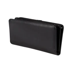 Outlet Gifi Porte feuille rectangulaire femme pu simili noir