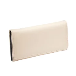 Outlet Gifi Portefeuille rectangulaire femme en simili avec fermeture rabat
