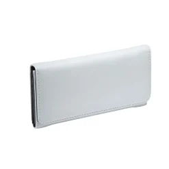 Outlet Gifi Portefeuille rectangulaire femme en simili avec fermeture rabat