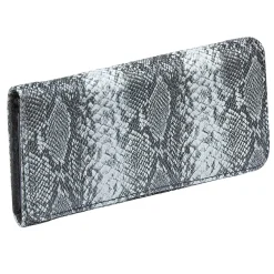 Best Gifi Portefeuille rectangulaire femme effet croco avec fermeture rabat