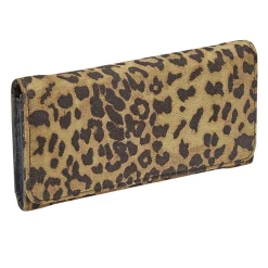 Best Gifi Portefeuille rectangulaire femme effet croco avec fermeture rabat
