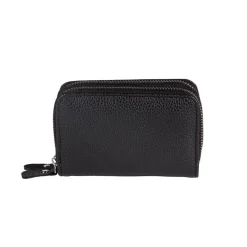 Sale Gifi Porte monnaie rectangulaire femme pu simili noir