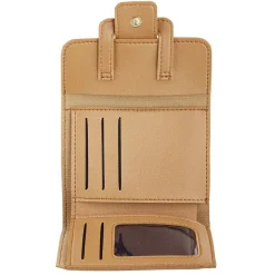 Clearance Gifi Porte-monnaie simili marron uni