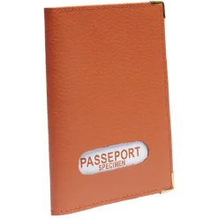 Sale Gifi Porte passeport extérieur croute de cuir