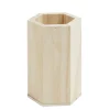 Gifi Jeux Créatifs<Pot à crayon en bois hexagonal à personnaliser Ø7,5x10cm
