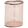 Gifi Pot à crayons métal rose doré