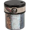 Gifi Pot de confettis pailletés de Noël 6 compartiments