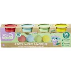Pot de pâte à modeler Bio sans gluten x4*Gifi Sale