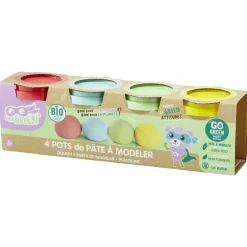 Pot de pâte à modeler Bio sans gluten x4*Gifi Sale